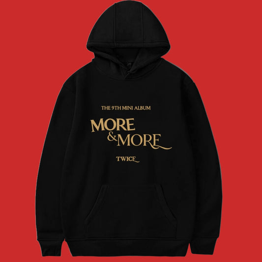 More & More Printed Oversized Hoodie for Mens