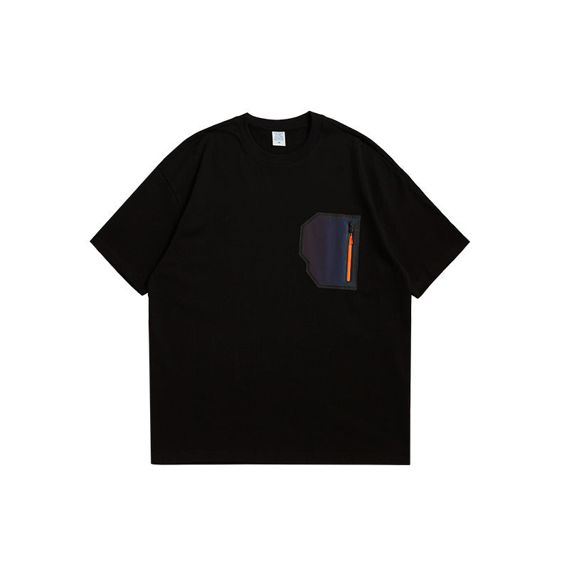 Laser Reflective Pocket Oversized T-shirt for Men product
