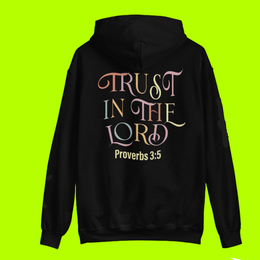 Trust In the Lord Printed Oversized Hoodie