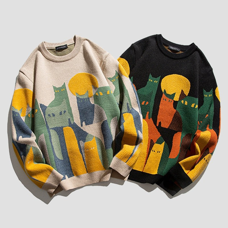Designed Knitting Men's Oversized Sweatshirt both variants 