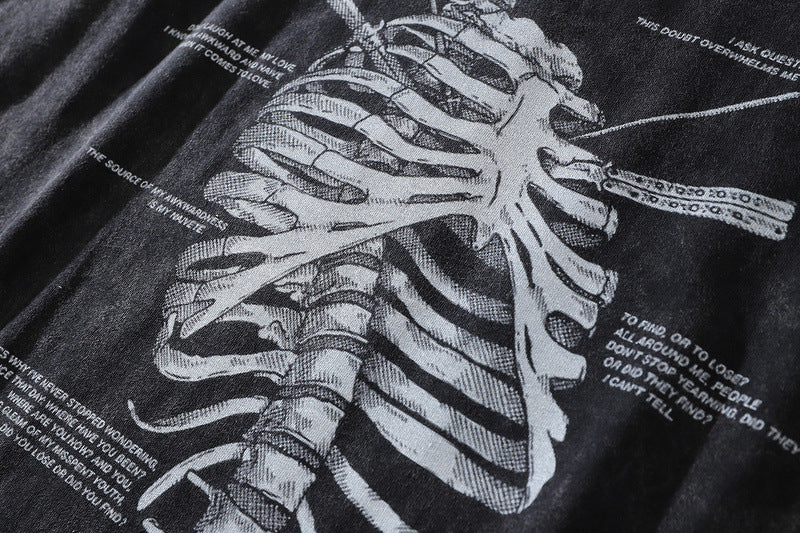 Men's Digital Printed Backbone Oversized T-Shirt print 2