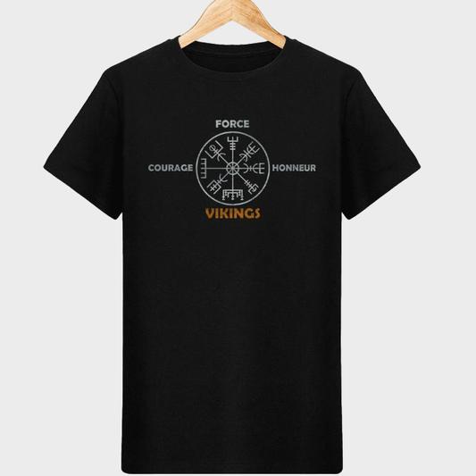 VIKINGS Digital Printed Oversized Casual T-Shirt