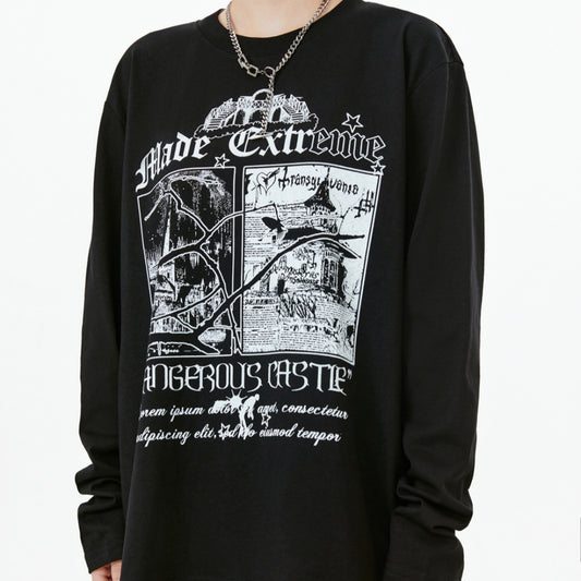 Made Extreme Printed Casual Long Sleeves T-Shirt frontside 1