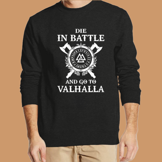 Viking Digital Printed Regular Fit Sweatshirt