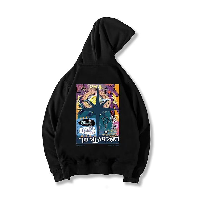 Aesthetic Printed oversized hoodie only product