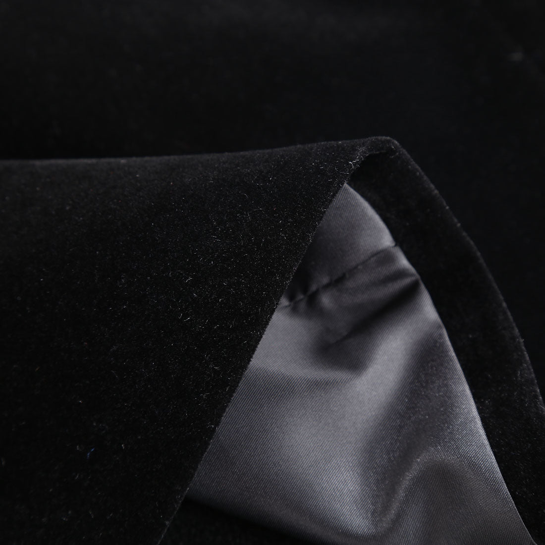 Men's Classic Velvet Blazer Jacket material check 