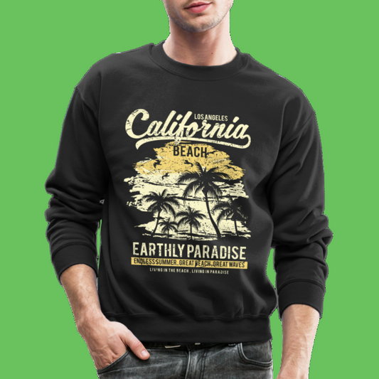 Earthly Paradise Printed Oversized Sweatshirt frontside with men 1