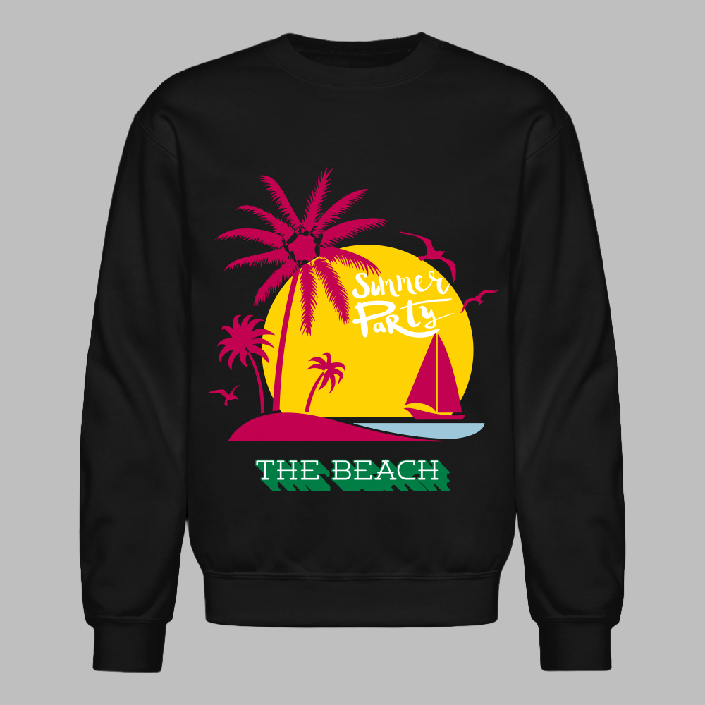 Summer Party Printed Casual Sweatshirt frontside 1