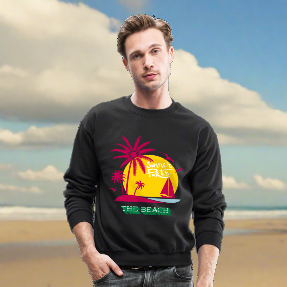 Summer Party Printed Casual Sweatshirt with men 2